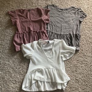 Peplum tops